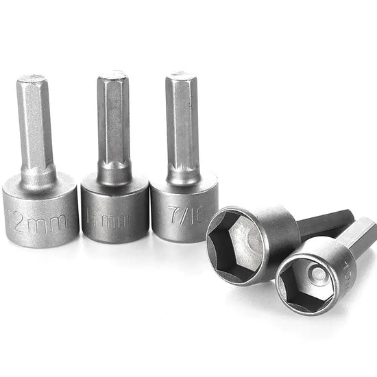 9/14PCS Hexagon Nut Driver Drill Bit Socket Screwdriver Wrench Set Drill Bit Adapter for Electric Screwdriver Handle Tool - HASHTAG