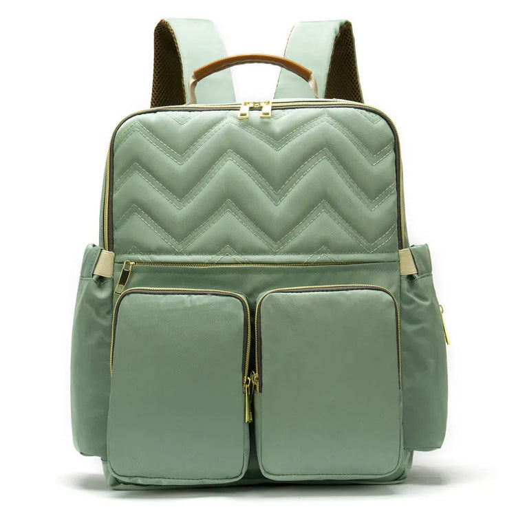 Large capacity travel retro style mother baby backpack - HASHTAG