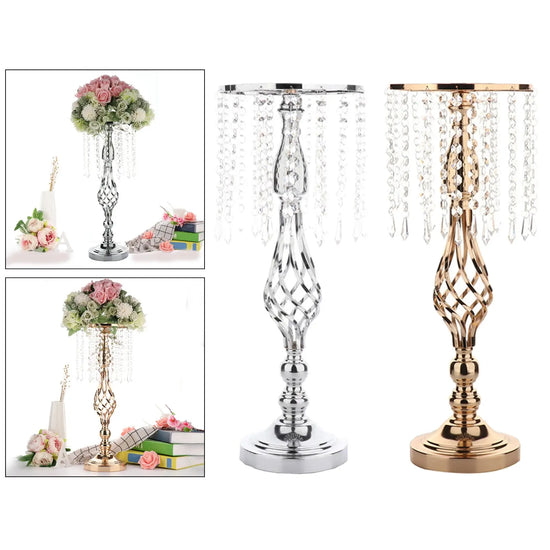 Crystal Spiral flower Arrangement Stand, Elegant For Any Event Liebe - Making Life Easier