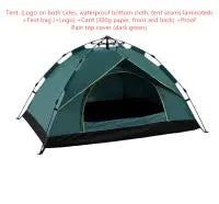 Automatic Tent Spring Type Quick Opening Rainproof Sunscreen Camping Tent AliExpress
