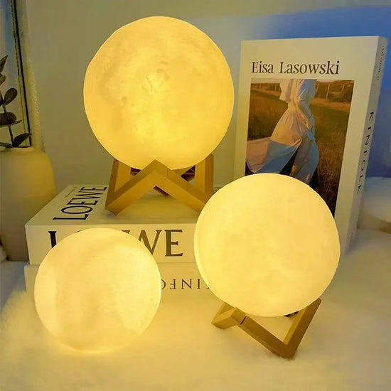 Book Light LED Moon Light Galaxy Light, Moon Night Light, Girl, Boy, Child Birthday Gift, Bedroom Decoration Indoor lighting - My Hashtag Shop