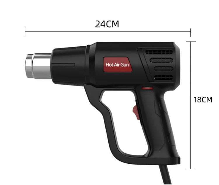 Heat Gun 2000W Stepless Temperature Adjustment - HASHTAG