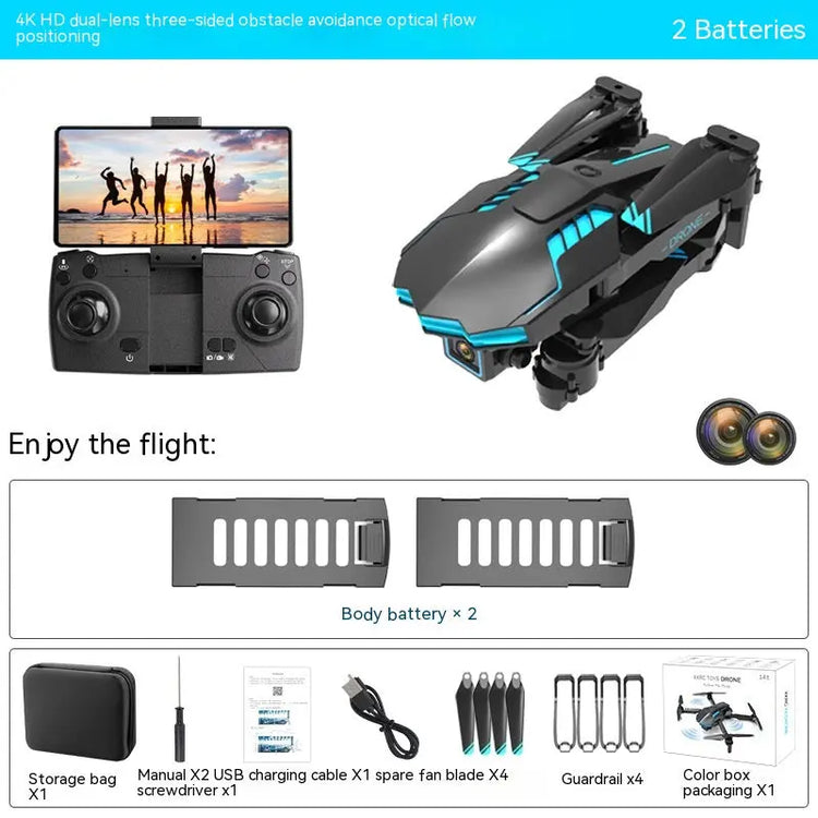 X6 Aerial 4k con doppia telecamera, evitamento ostacoli e giocattolo aereo - My Hashtag Shop