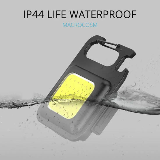 Super Bright Mini COB Keychain Portable light Flashlight Charging Lamp Camping Lights with Magnet 4 Lighting Modes Forwork Light - HASHTAG