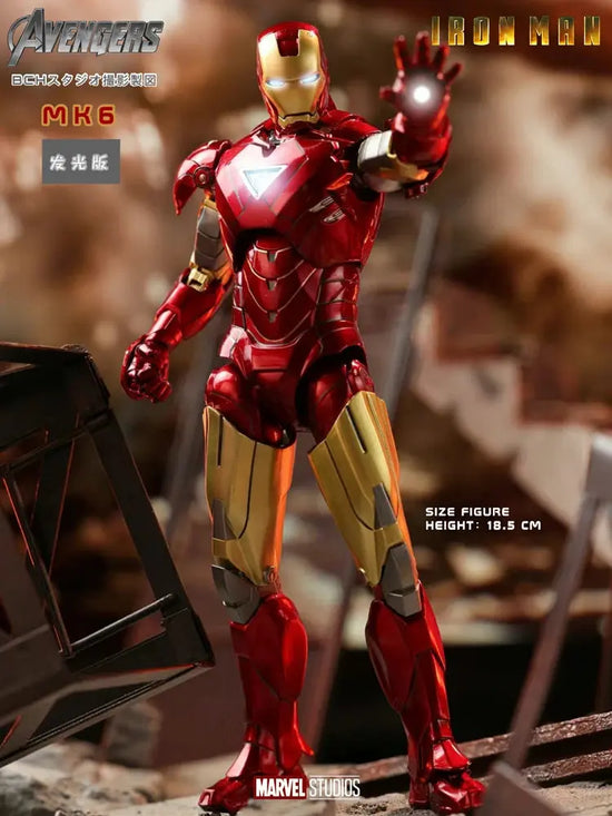 1/10 Original ZD Toys Iron Man MK2 War Machine2.0 MK16 MK11 MK24 MK35 MK47 Tony Stark Collection Model Action Figure Kids Toys - HASHTAG