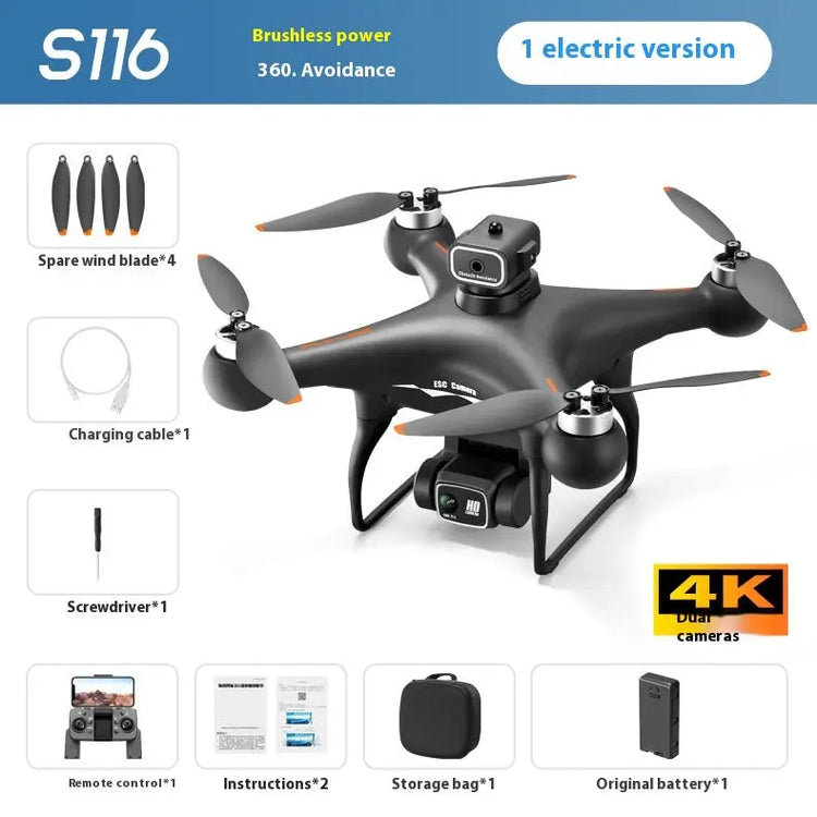 S116 UAV brushless per evitare ostacoli su quattro lati, fotografia aerea HD - My Hashtag Shop
