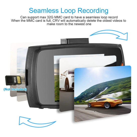 1080P Car DVR Camera Dash Cam Camcorder 90 Degree Angle Loop Recording Night Vison AliExpress