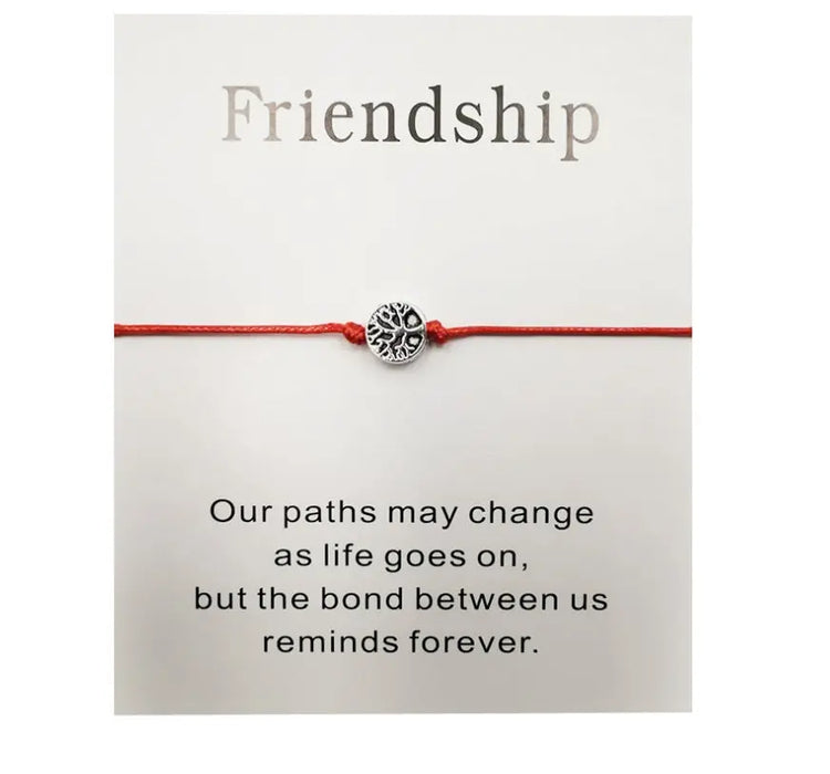 Hand-woven Rosso Rope Tree of Life Bracelet AliExpress