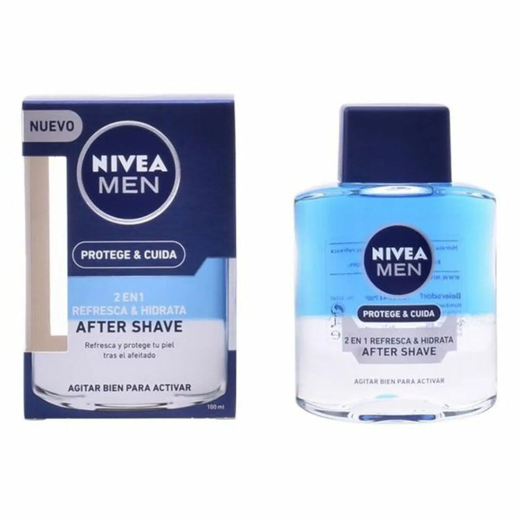 Aftershave Lotion Nivea Men Protege Cuida 100 ml-0