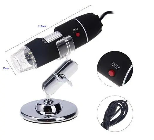 MICROSCOPIO ELETTRONICO DIGITALE USB PORTATILE - My Hashtag Shop
