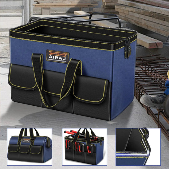 AIRAJ Multifunctional Tool Bags 1680D Oxford Cloth Electrician Bags Waterproof and Wear-Resistant High Capacity Storage Bags - HASHTAG