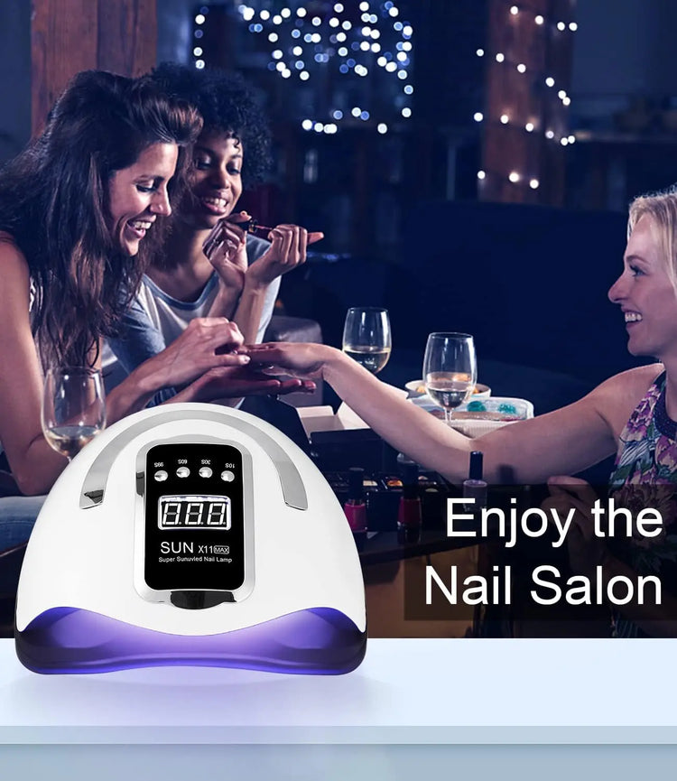 Lampada UV LED Unghie, 280W Professionale 66 Sfere Di Lampada a Leds, Semipermanente Curare Rapidamente Pedicure Fornetto per Tutti I Smalti, Automatico Sensore per Manicure a Casa E in Salone