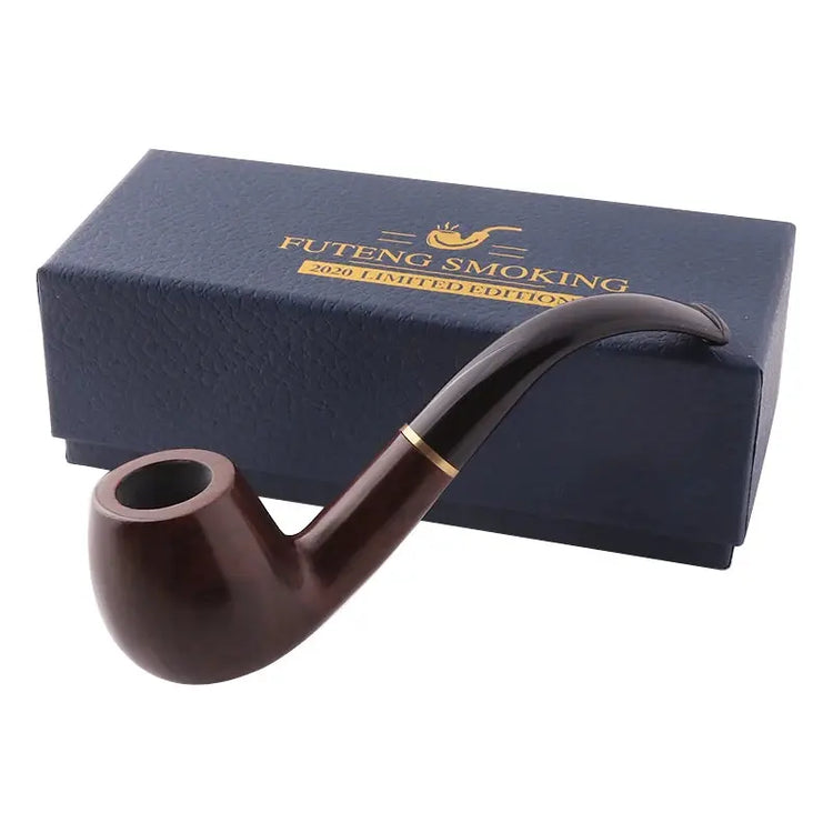 Sandalwood Tobacco Cigar Luxurious Smoke Pipes Durable Smoking Accessories Ebony Smoke Grinder Herb Gift Box Pipe - HASHTAG