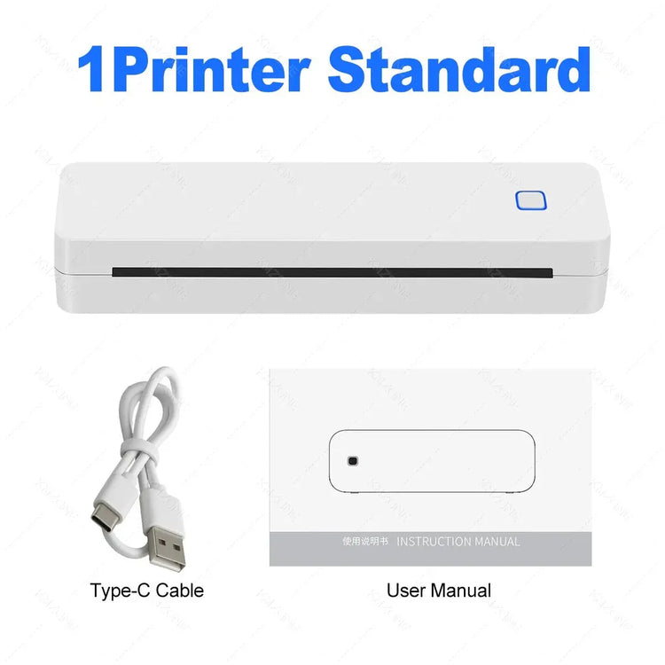 Stampante termica Bluetooth A4 che supporta i formati 2"/3"/4"/A4 - My Hashtag Shop
