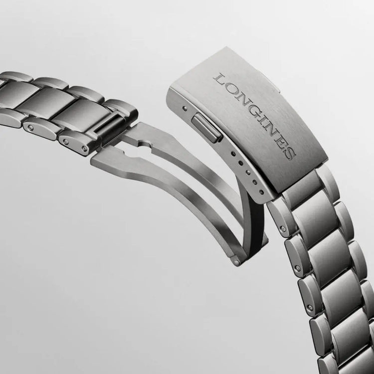 Longines orologio Spirit Zulu Time 39mm antracite automatico titanio L3.802.1.53.6 Capodagli 1937