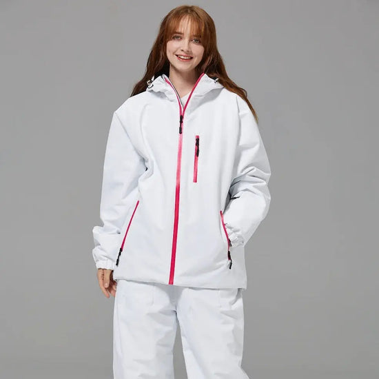Unisex Windproof And Waterproof Loose-fitting Fashionable Ski Suit Set HASHTAG