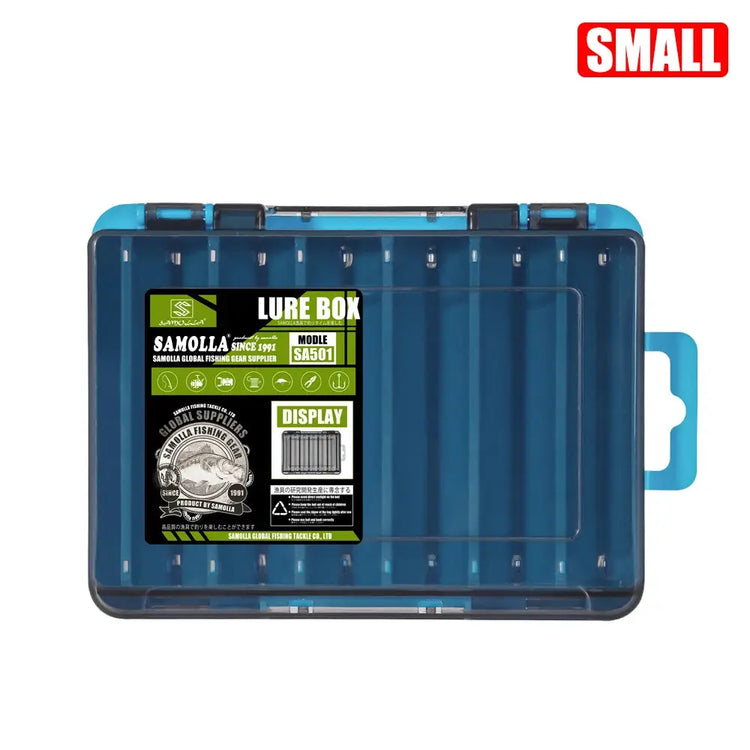 Fishing Tackle Box 14 Compartments Fishing Accessories Lure Hook Storage Case Double Sided Fishing Tool Organizer Boxes - HASHTAG
