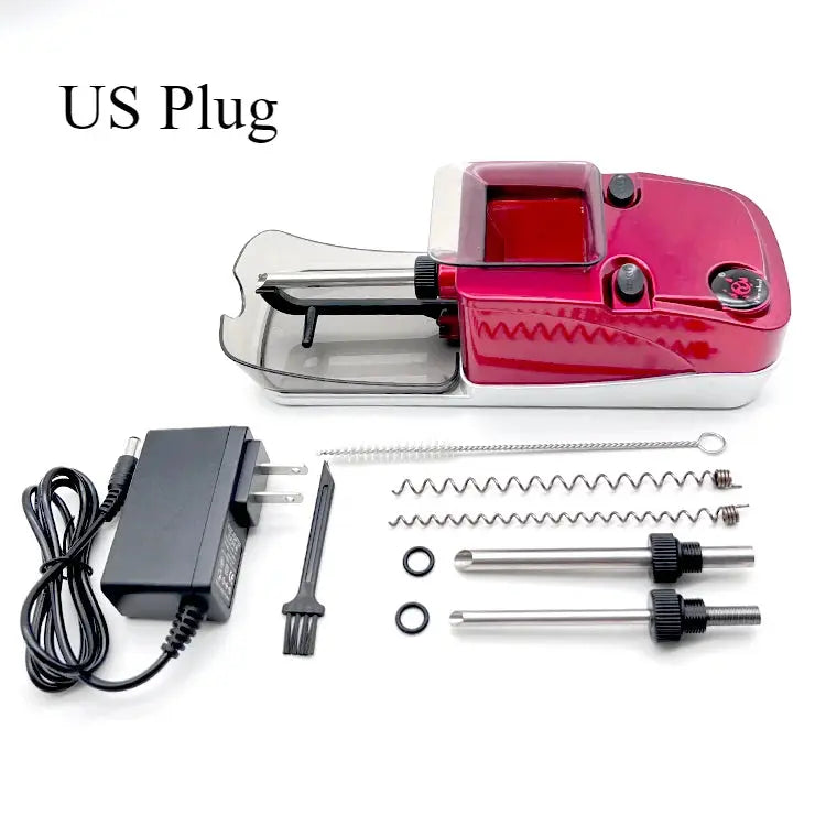 3 in 1 Electric Cigarette Rolling Machine Filling Tobacco Cigarette Device for 5.5/6.5/8mm Cigarette Roller Maker Smoking Tools HASHTAG BAR TABACCHI