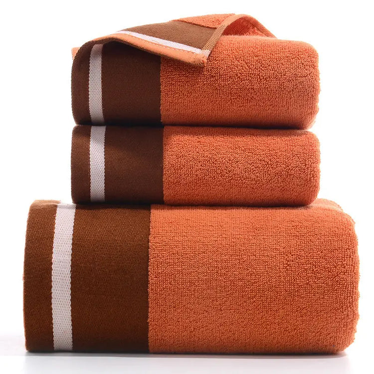 Pure Cotton Towels Three-piece With Hand Bath Towel Class - HASHTAG