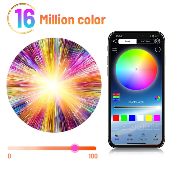 Smart APP 16 m Colori Tramonto Proiettore LED Decorazione Casa Fotografia - My Hashtag Shop