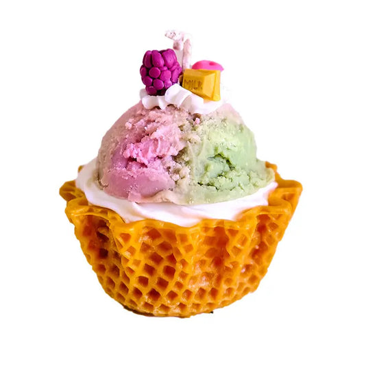 Cup Cake Candles Cream Dessert - HASHTAG