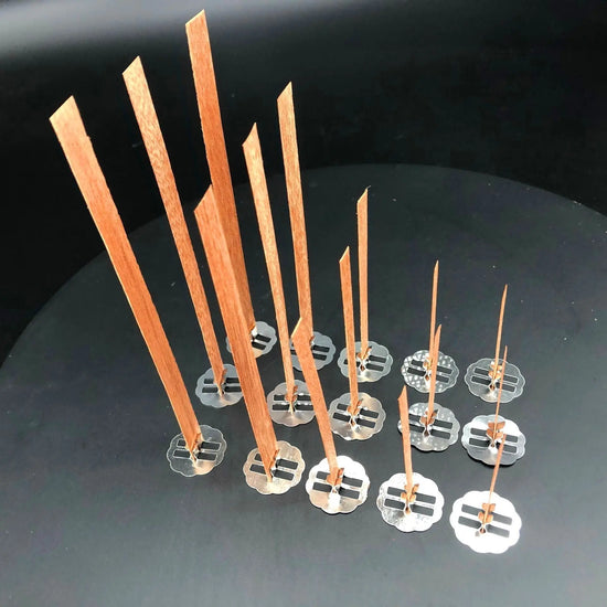 Wooden Wax Core Wick Jar Wax Soybean Wood Chips - HASHTAG