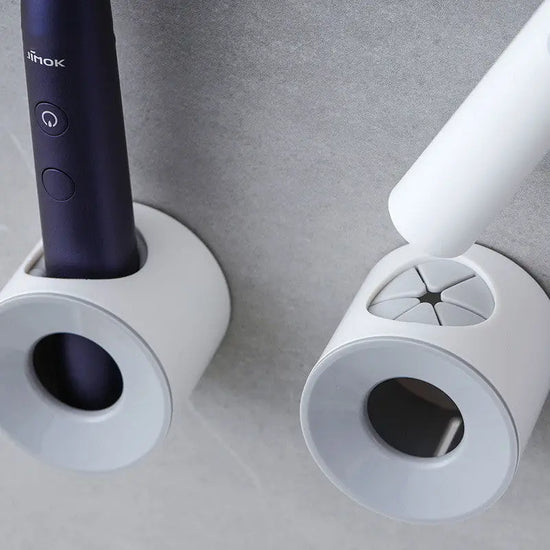 Toothbrush Holder Wall-mounted Suction Wall Storage Punch-free - HASHTAG