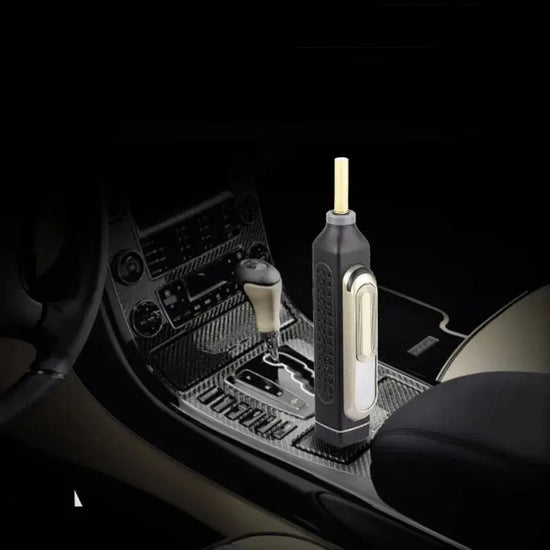 Car Travel Does Not Shed Ash Smoking Artifact Environmentally Friendly Portable Mini Ashtray with USB Rechargeable Lighter - HASHTAG