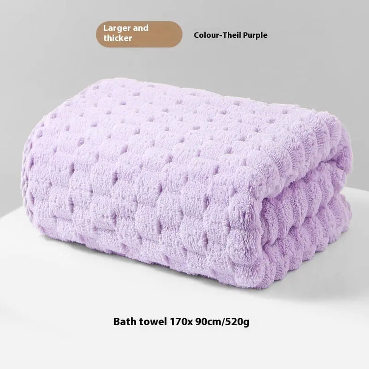 Bath Towel Drizzling Plus-sized Thick Class A Coral Fleece - HASHTAG