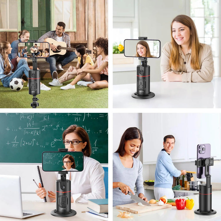 Treppiede con rilevamento automatico del viso senza app - My Hashtag Shop