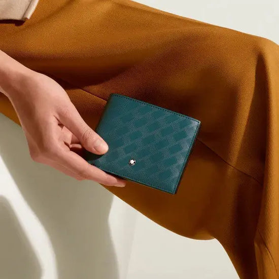 Montblanc portafoglio 6 scomparti Extreme 3.0 blu avio 198868 Capodagli 1937