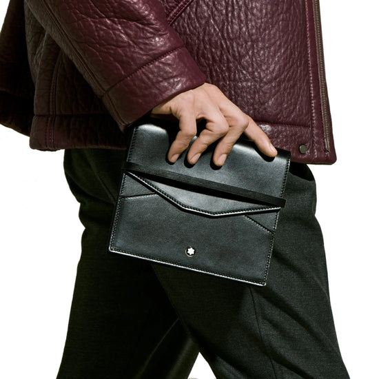 Montblanc astuccio per 8 strumenti da scrittura Meisterstück nero 199337 Capodagli 1937