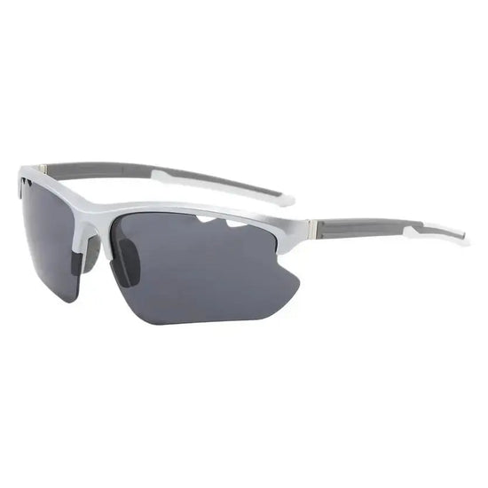 New UV400 PC Semi-Rimless Frame Men Women Riding Sun Glasses Cycling Glasses Men Polarized Sport Sunglasses with logo