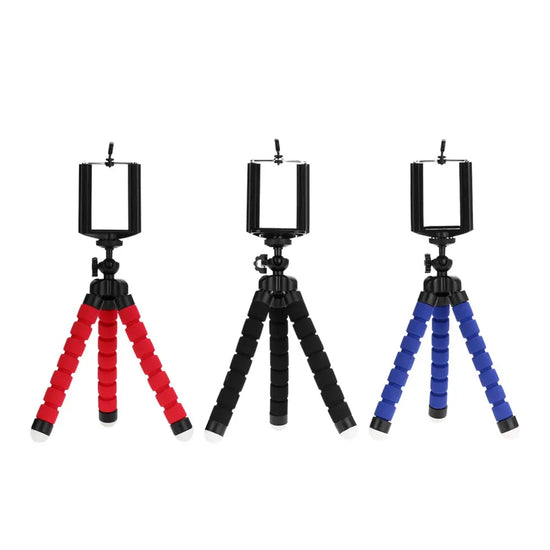 Treppiedi Treppiede per telefono Supporto per fotocamera mobile Clip Smartphone Monopiede Tripe Stand Octopus Mini Treppiede Stativ per telefono - My Hashtag Shop