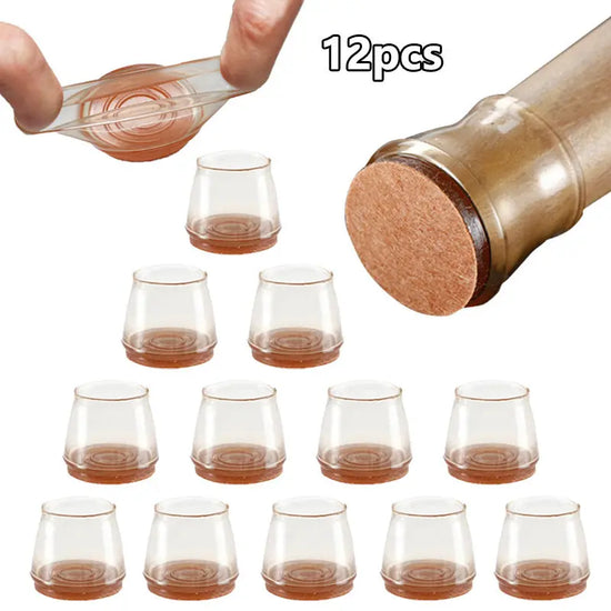 Transparent Mats Chair Legs Quiet And Wear-resistant Protective Case - HASHTAG