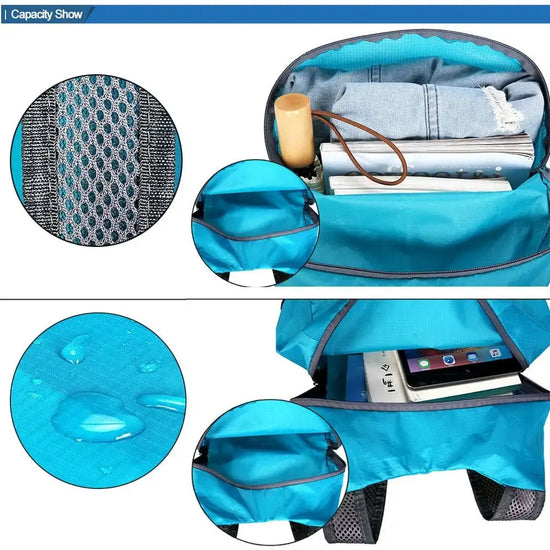 Zaino da esterno ultraleggero nano impermeabile leggero ripiegabile Borsa pieghevole a portata di mano Zaino da viaggio per uomo e donna - My Hashtag Shop