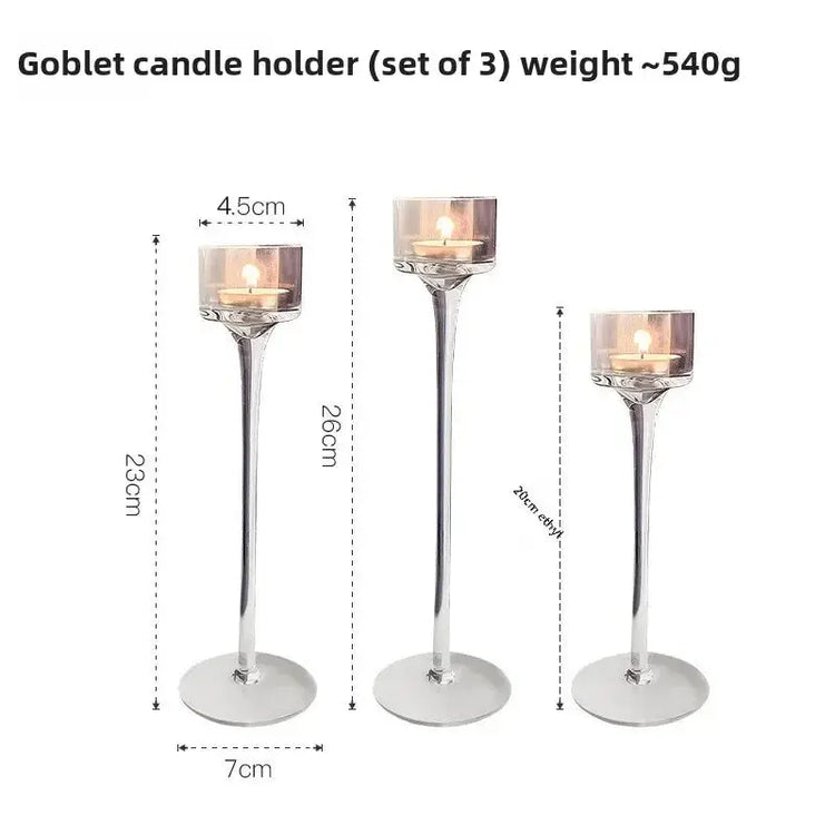 Candlelight For Events Glass European Romantic Liebe - Making Life Easier