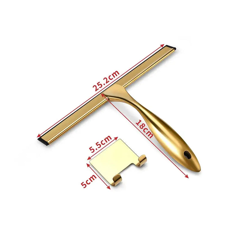 Stainless Steel Squeegee with hook for Bathroom Shower Doors Mirrors. - HASHTAG