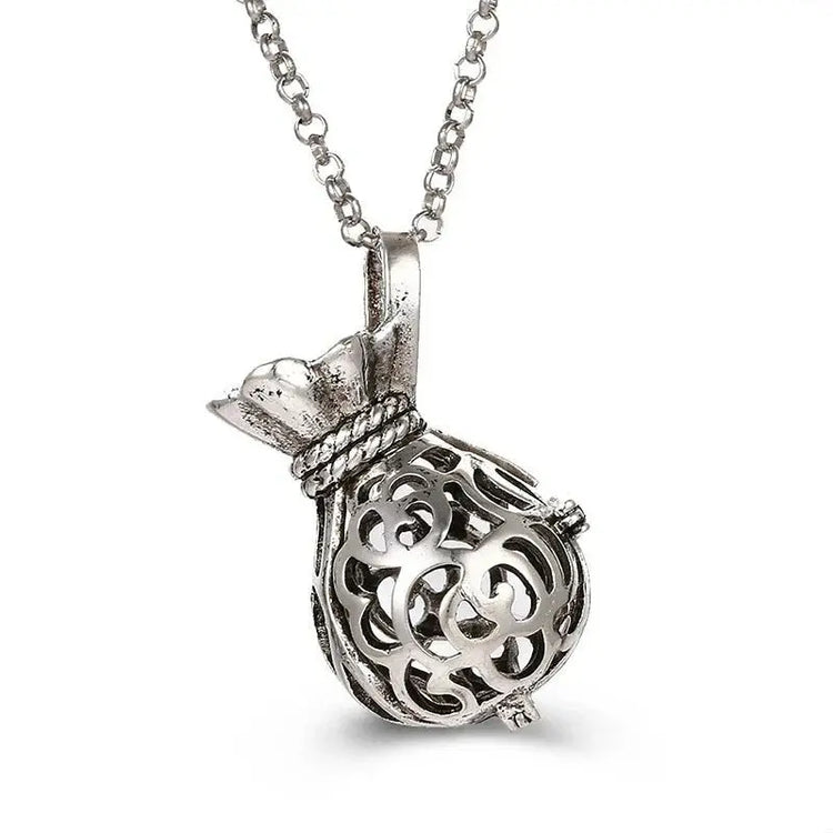 Chime Music Angel Ball Caller Locket Necklace Vintage Pregnancy Necklace. - HASHTAG