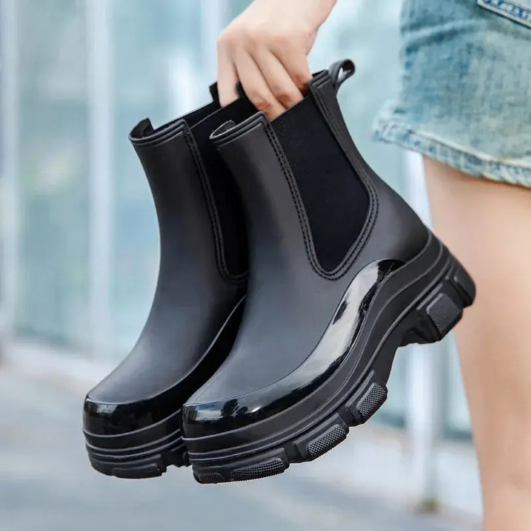 2025 New Rubber Rain Shoes Outdoor Anti-slip Waterproof Garden Shoes Liebe - Making Life Easier