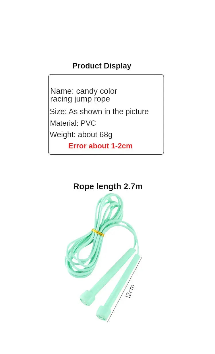 1 Pz 2.8 M Peed Abilità Corda per Saltare Per Adulti Salto Perdita di Peso Bambini Sport Portatile Fitness Attrezzature da Palestra Professionale Uomini Donne - My Hashtag Shop