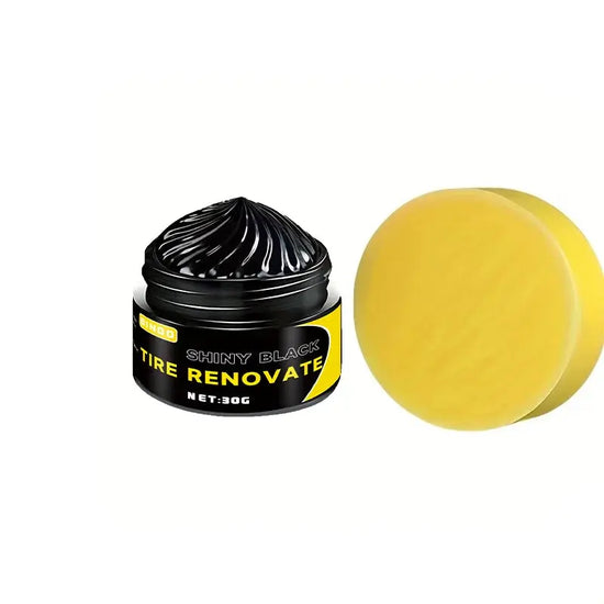 Cera per pneumatici Black Shiny: protezione e riparazione durevoli, di lunga durata per tutti i tipi di pneumatici: previene le crepe e chiude - My Hashtag Shop