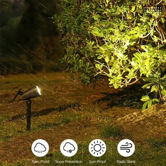 faretti solari a LED faretti impermeabili per esterni luci solari da giardino illuminazione paesaggistica decorazione percorso lampada da prato