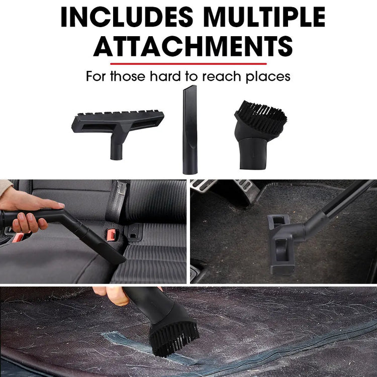 NNEMB 30L Cordless Wet & Dry Vacuum Cleaner Kit, with 4Ah battery and Charger, Blower, HEPA Filter, Accessories, Stainless Steel, for Car, Home, Garage-4