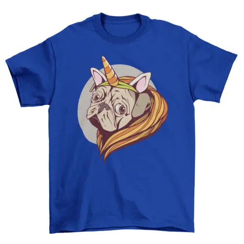 Unicorn pug t-shirt - HASHTAG