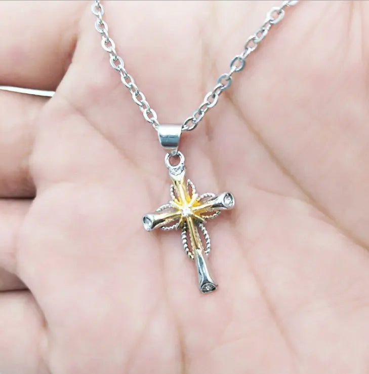Octagonal Star Cross Alloy Pendant - HASHTAG