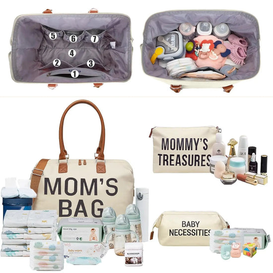 Diaper Bag Tote, Mom&