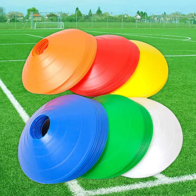 Outdoor Sport Football Soccer Rugby Speed Training Disc Cone Cross Track Space Marker Inline Skating Cross Speed Training 10PCS