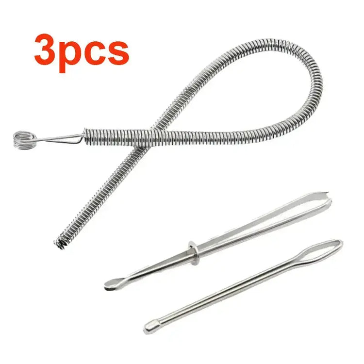 Bendable Spring Drawstring Threader Clip Pants Hoodies Elastic Band Lace Cord Flexible Drawstring Thread DIY Sewing Accessories HASHTAG