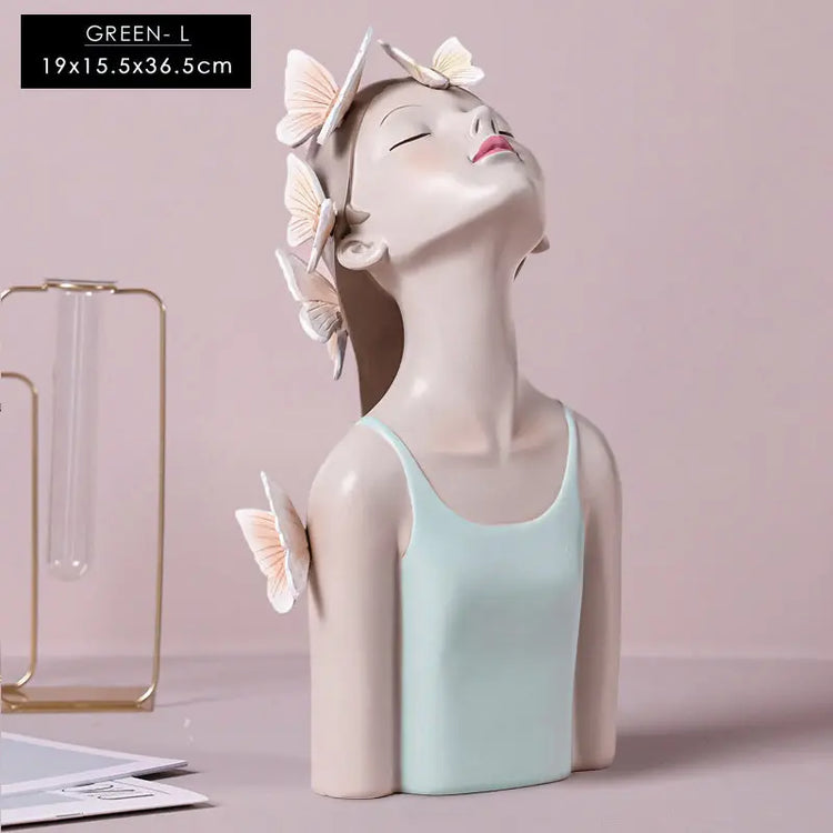 Bubble Girl Resin Ornaments Nordic Creative Home Liebe - Making Life Easier